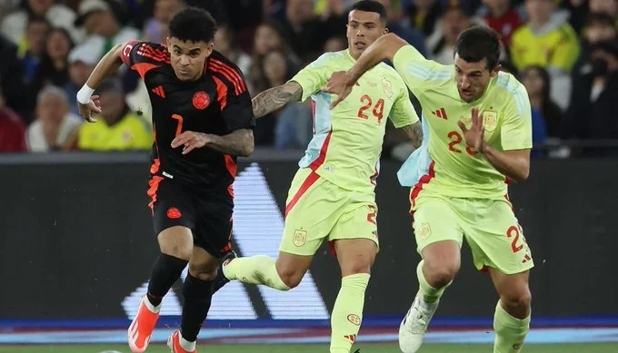 Colombia vence por primera vez a España