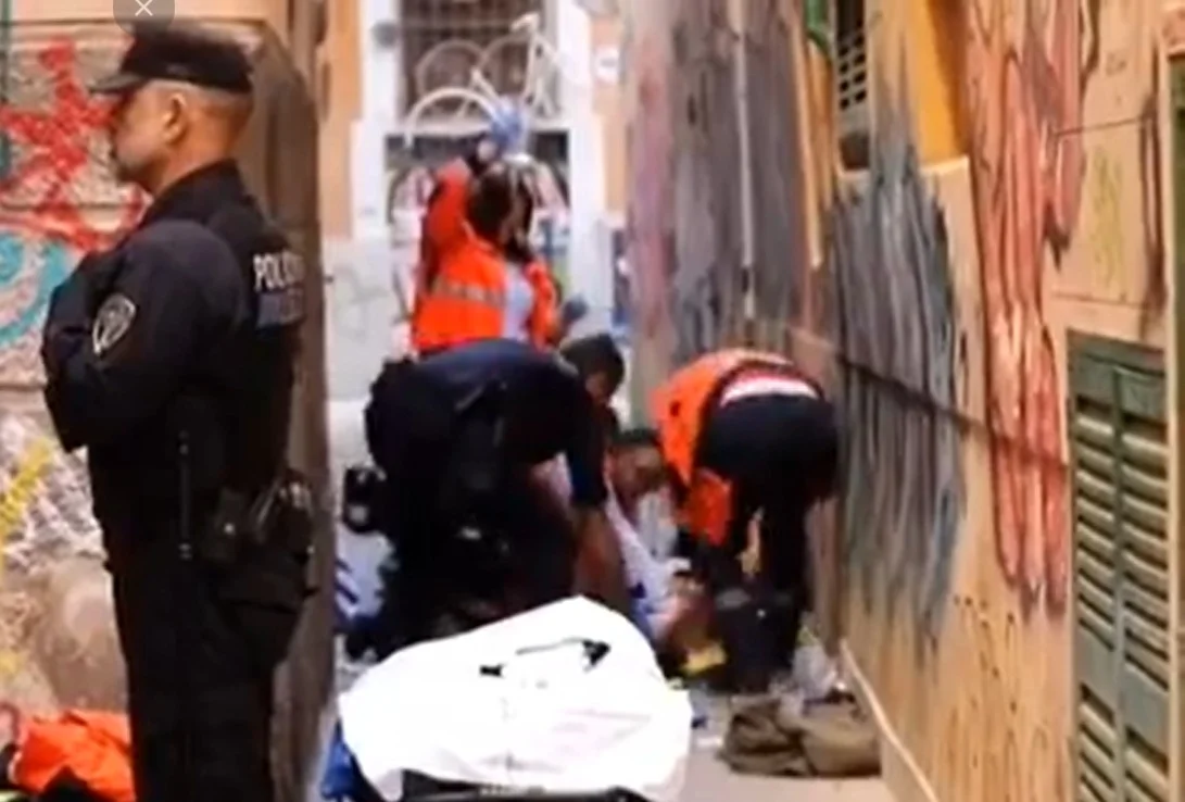 ¡Agresión brutal! Un argentino lanza a un joven desde un segundo piso durante una pelea en Palma