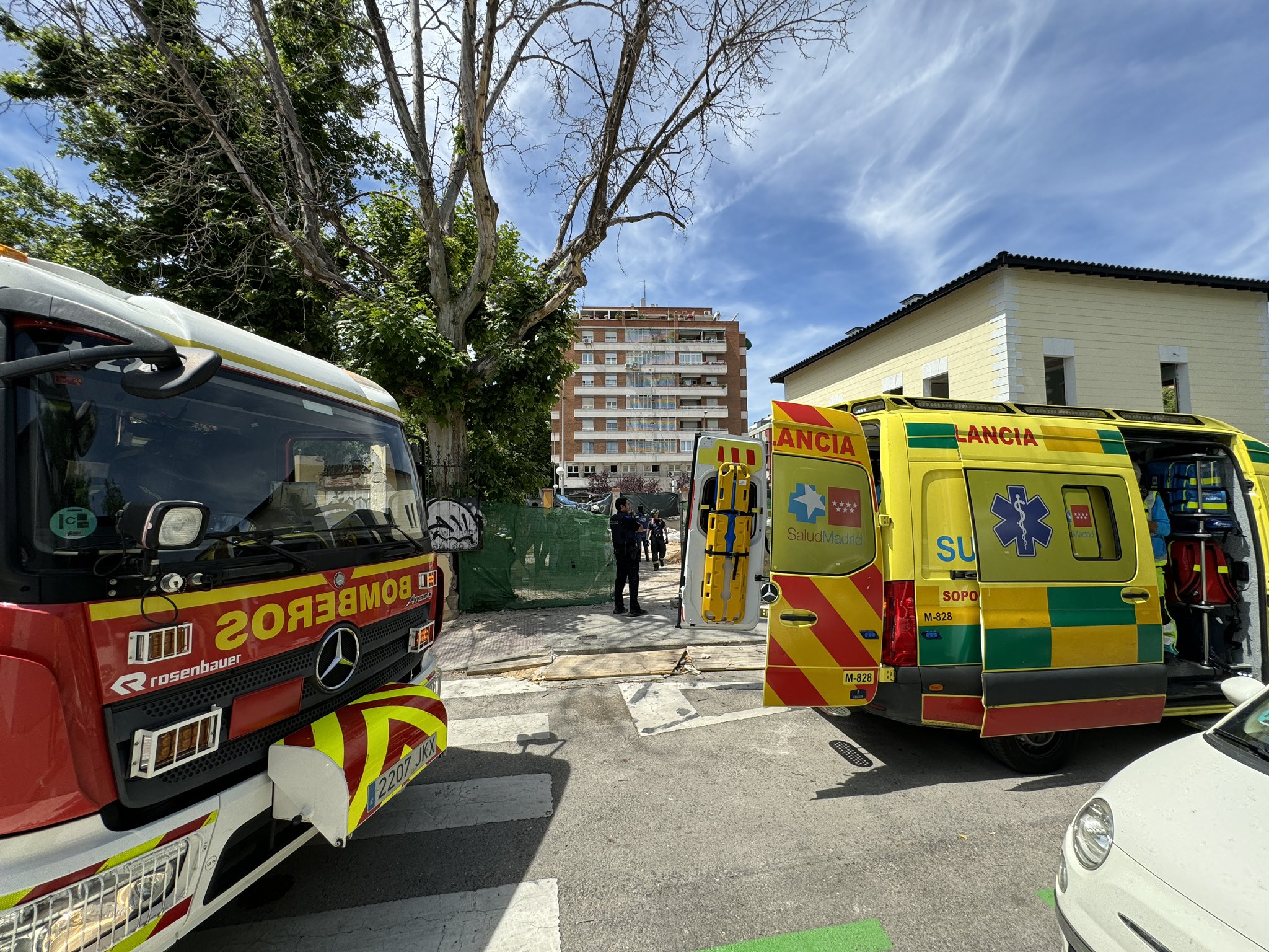 Fallece un obrero en accidente laboral en la calle López de Hoyos de Madrid