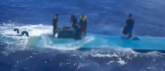 VIDEO: Operación de interceptación de narcosubmarino en aguas del Atlántico