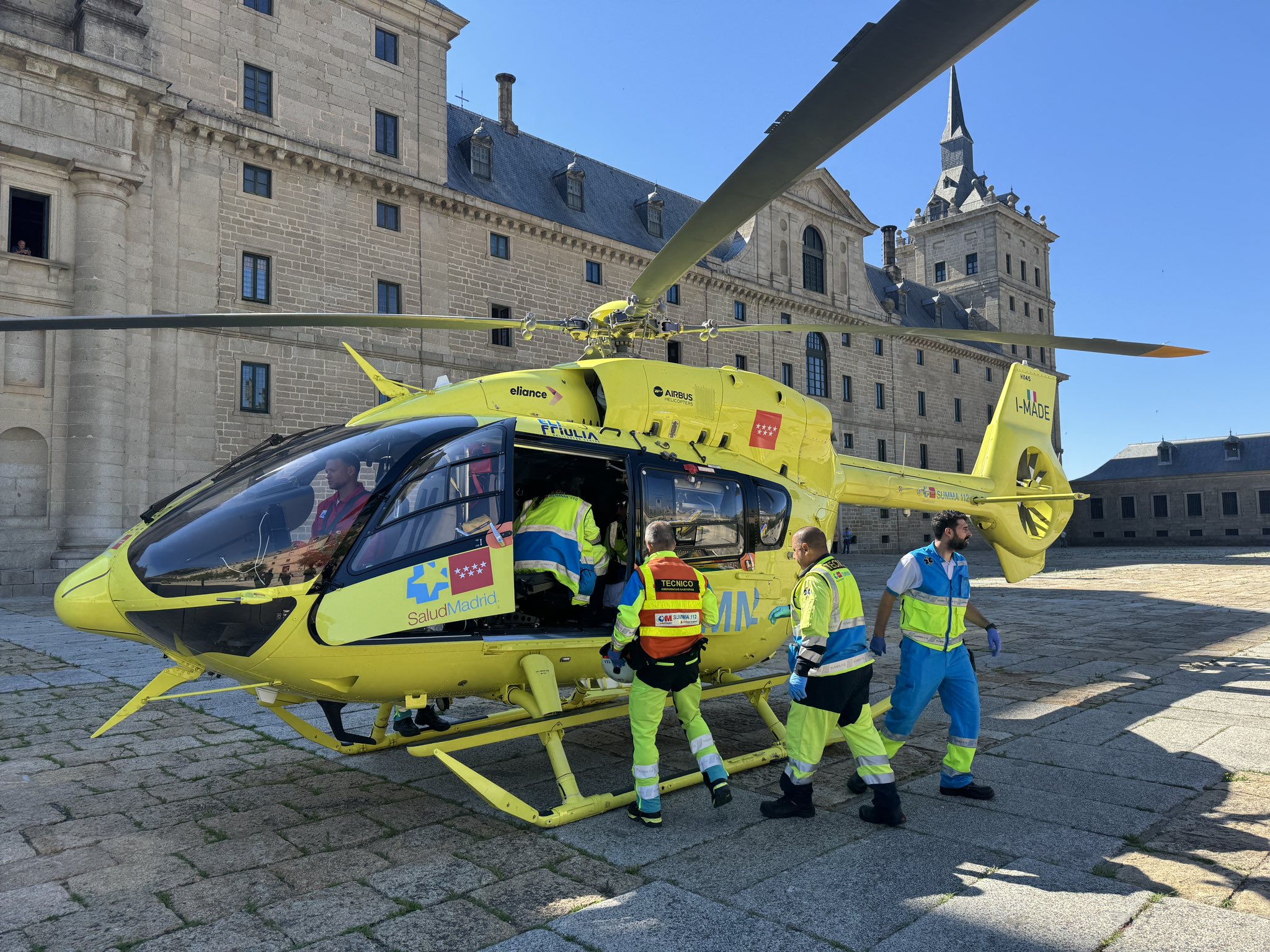 Grave accidente laboral en San Lorenzo del Escorial