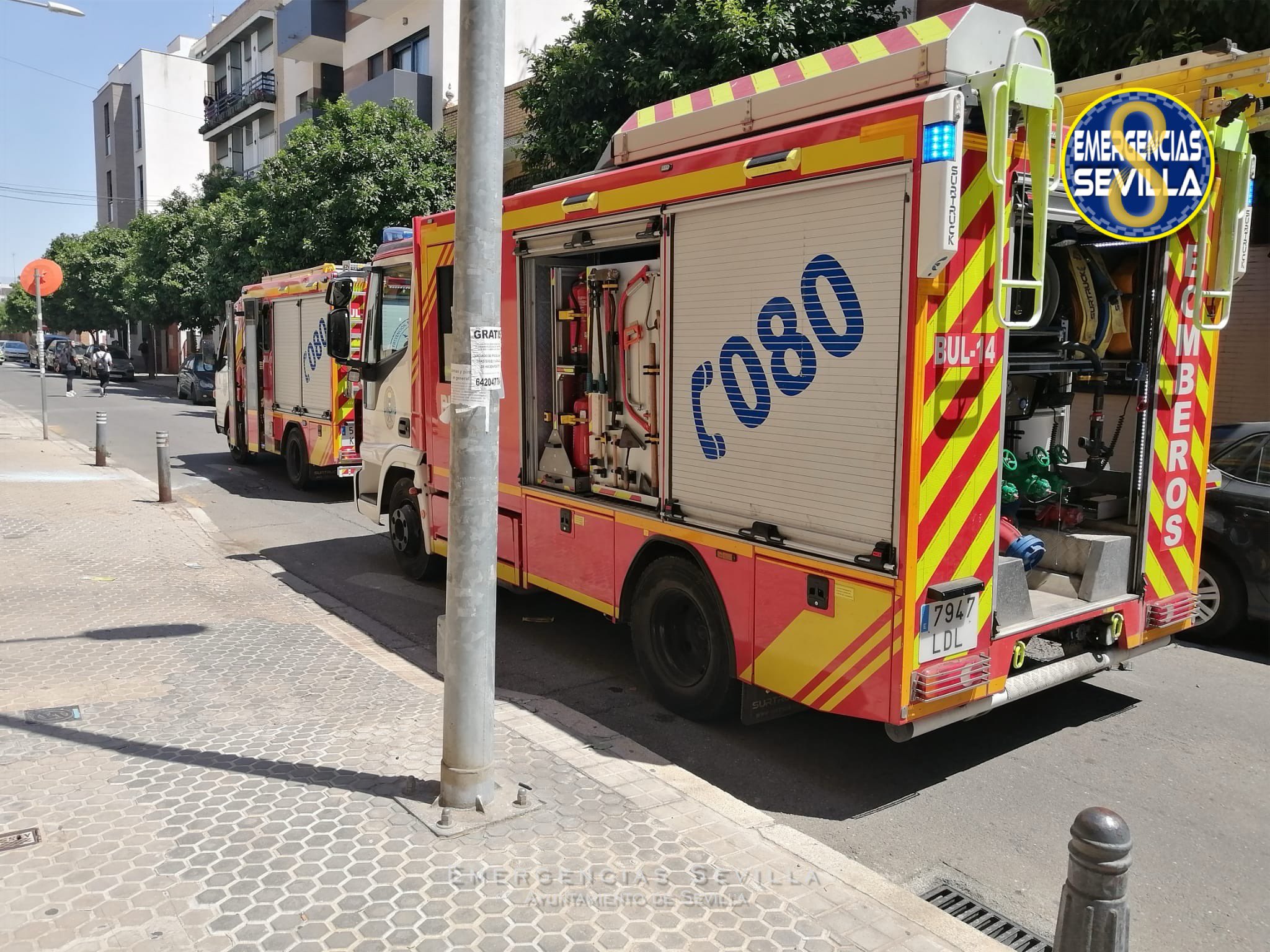 Incendio en Sevilla: 4 Afectados y Vivienda Inhabitable