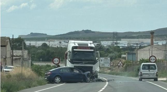 Fallece un conductor en accidente de tráfico en San Adrián