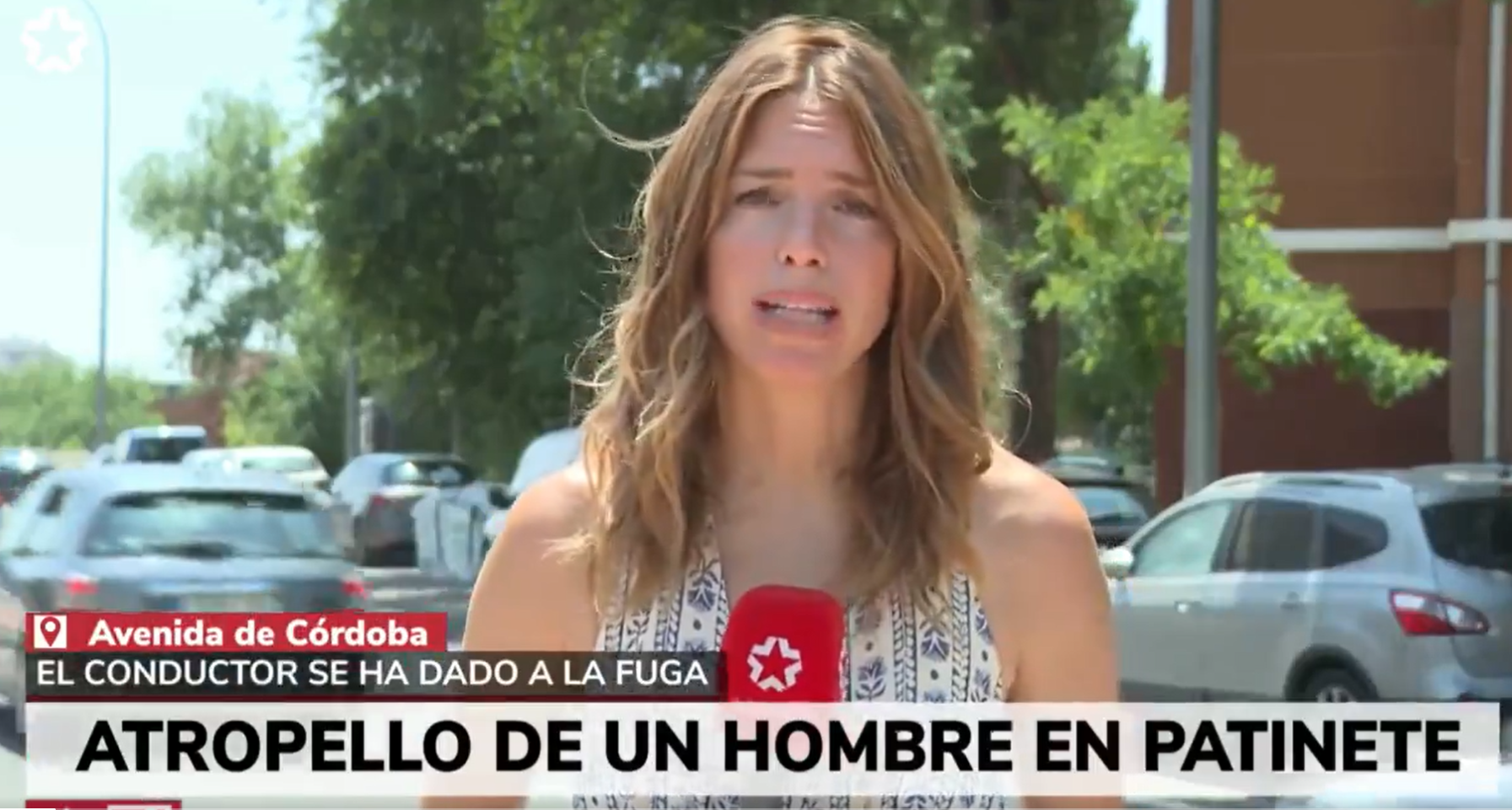 Conductor atropella a un hombre en patinete en Madrid