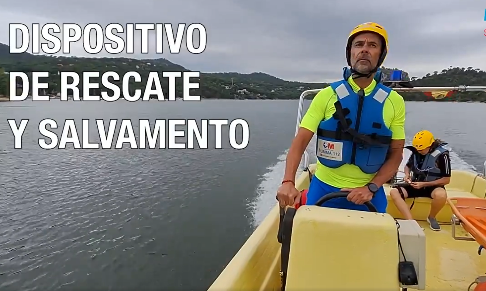 SUMMA 112 activa salvamento acuático en Pantano de San Juan