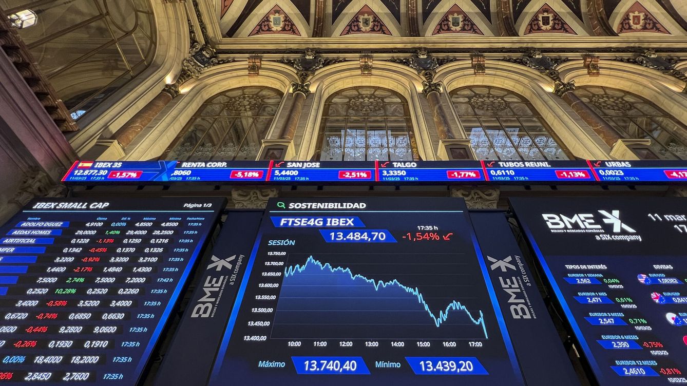 Ibex 35 a la baja por crecimiento español menor al esperado