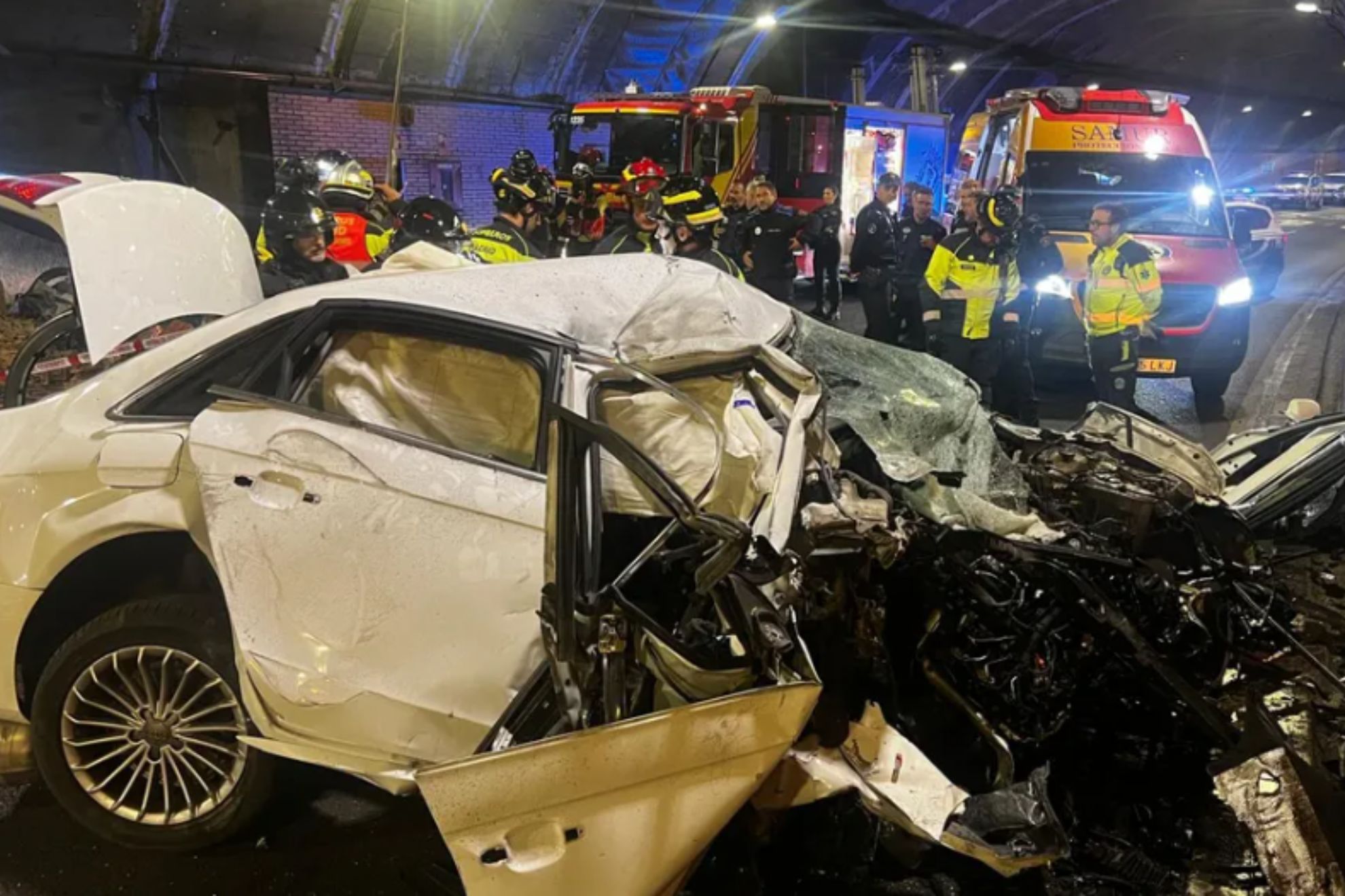Muere un hombre de 32 años en accidente dentro del túnel de María de Molina en Madrid
