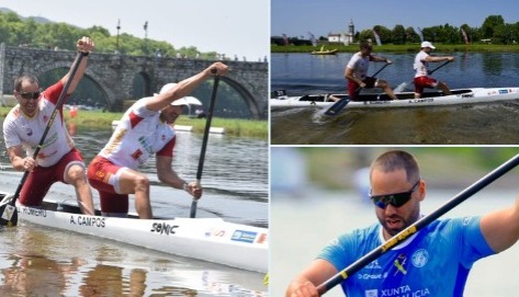 Un alumno ejemplar: Guardia civil se destaca con medalla de bronce en el piragüismo europeo